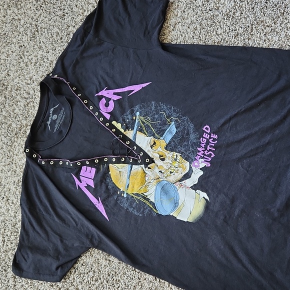 Metallica custom made tshirt. Large - Picture 1 of 9